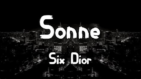 sonne six dior download